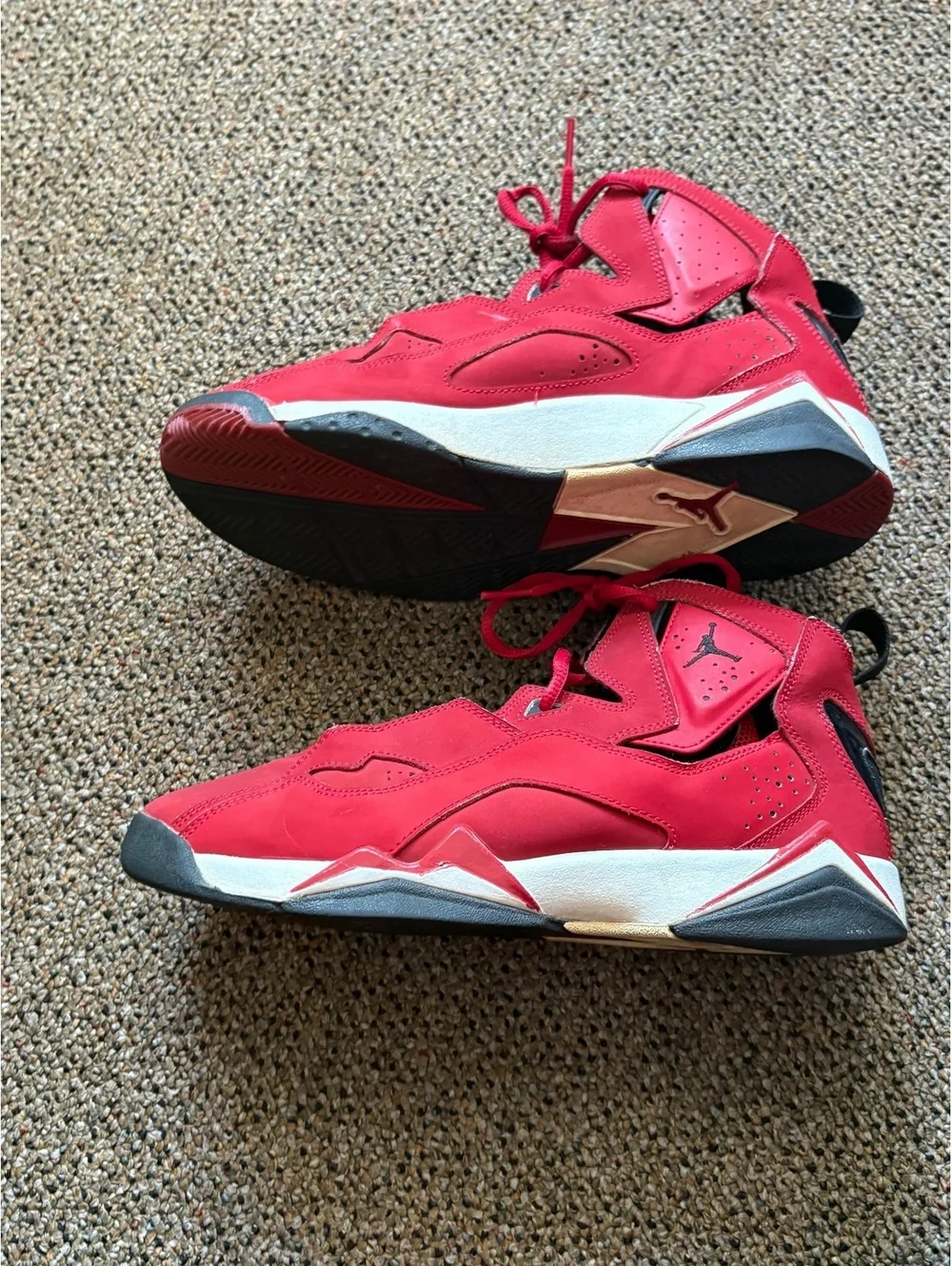 Jordan 7 Retro Red Sneakers Youth Size 7Y